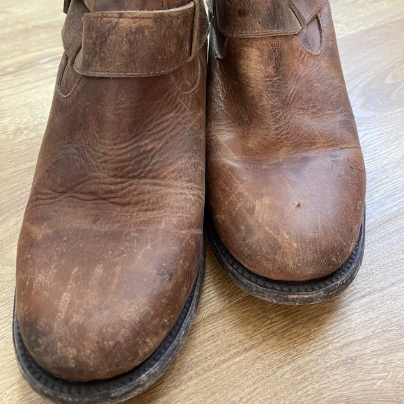 Freebird By Steven Size 10 Brown Leather Rollin Boot - Picture 6 of 10